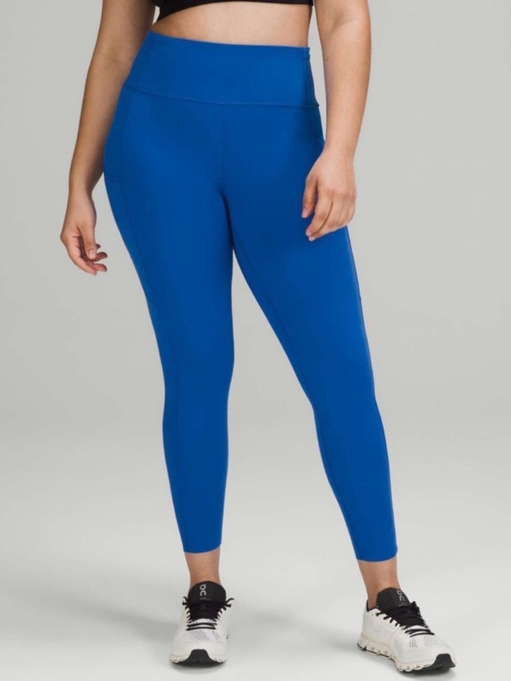 Lululemon Fast and Free High-Rise Tight 25" *Nulux - Blazer Blue Tone - Size 20